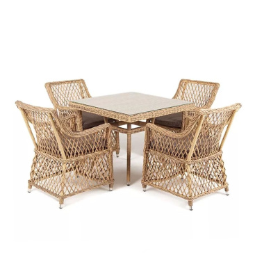 Обеденная группа 4SIS Айриш Цвет: соломенный