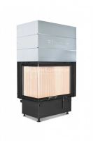 Каминная топка Hoxter Ecka 76 45 57Lh (Rh) Чугунный дымосборник