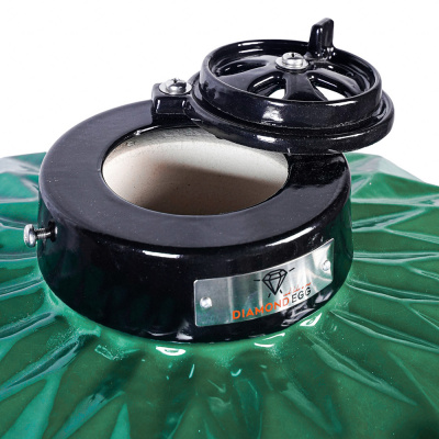 Гриль керамический Diamond Egg XL PRO Цвет: зеленый