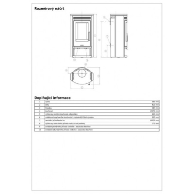 Печь-камин ABX Arktis 4 (серая сталь тальк с верхней плитой)