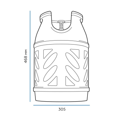 Композитный газовый баллон Ragasco 18,2