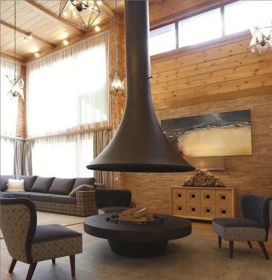 Центральный камин Bordelet Eva 992 Открытый Центральный камин Bordelet Eva 992 Открытый