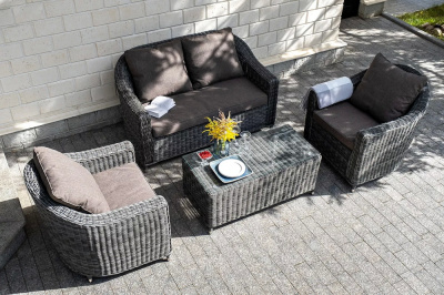 Комплект садовой мебели 4SIS Кон Панна Цвет: графит Комплект садовой мебели 4SIS Кон Панна Цвет: графит