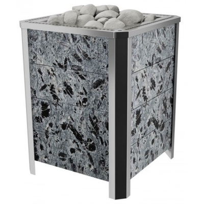 Электрическая печь ИнжКомЦентр ВВД Премьера «М» в камне серпентинит «Премиум» 18 кВт