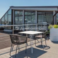 Стол обеденный 4SIS Руссо из HPL 90 Цвет: молочный