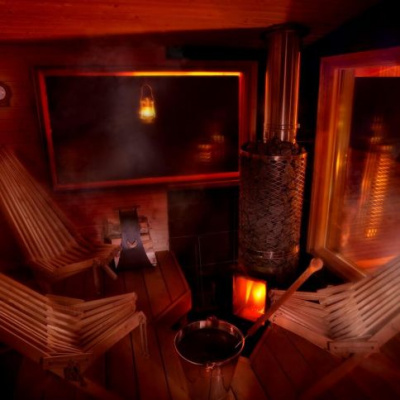 Дровяная печь для сауны IKI Kivi (дверца открывается направо) Дровяная печь для сауны IKI Kivi (дверца открывается направо)