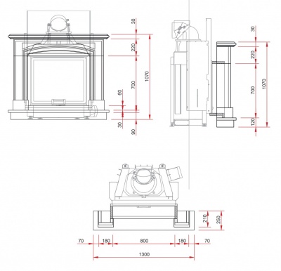 Мраморный камин Schmid N37
