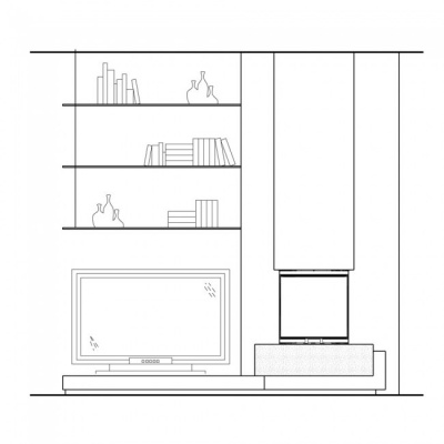 Каминная облицовка Palazzetti Brighton Каминная облицовка Palazzetti Brighton