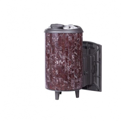 Банная печь Прометалл Атмосфера L в ламелях Россо Леванто Банная печь Прометалл Атмосфера L в ламелях Россо Леванто