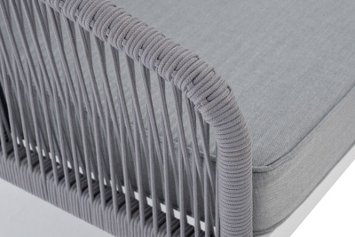 Диван 4SIS Канны модульный из роупа Цвет: белый, светло-серый