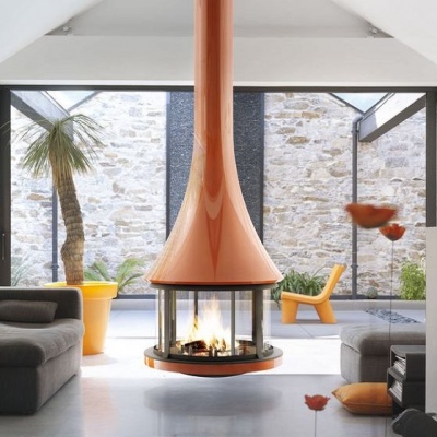 Центральный камин Bordelet Zelia 908 BRUT Центральный камин Bordelet Zelia 908 BRUT