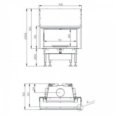 Каминная топка Bef home Trend V 7