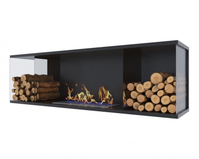 Трехсторонний биокамин Firebox 1400 Wood