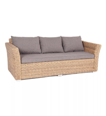 Диван 4SIS Капучино трехместный (гиацинт) Цвет: соломенный