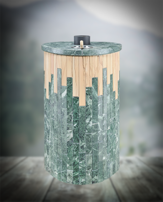 Дровяная печь Ферингер Оптима ПФ, Змеевик и мрамор Окаменевшее дерево, до 28 м³ Дровяная печь Ферингер Оптима ПФ, Змеевик и мрамор Окаменевшее дерево, до 28 м³