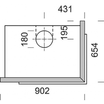 Камин NunnaUuni Deko 5 RC, угловой правый
