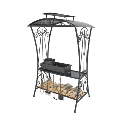 Мангал с крышей Везувий Люкс 1