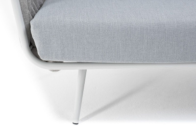 Диван 4SIS Монако 2-местный из роупа Цвет: светло-серый Диван 4SIS Монако 2-местный из роупа Цвет: светло-серый