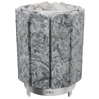 Электрическая печь ИнжКомЦентр ВВД Премьера в камне серпентинит Бархат 24 кВт