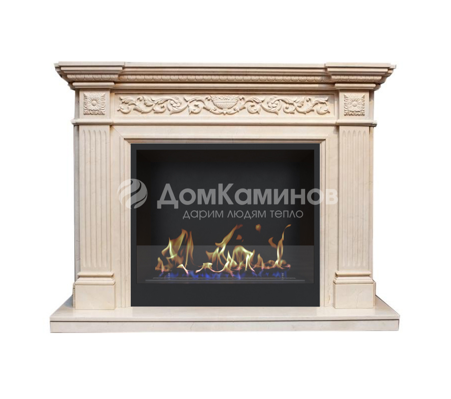 Мраморный биокамин Женева