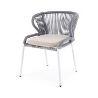 Стул 4SIS Милан из роупа Цвет: белый шагрень, светло-серый, бежевый