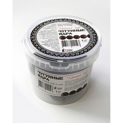 Ядра чугунные (ведро 6 кг.)