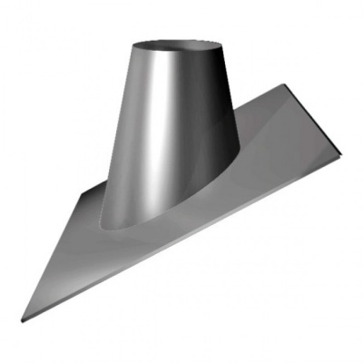 Кровельный элемент Вулкан 33°-45° на трубу V50R D300/400, нерж 304