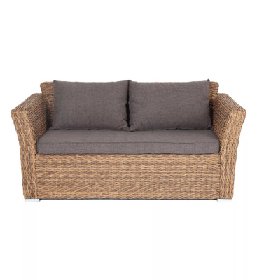 Диван 4SIS Капучино двухместный (гиацинт) Цвет: соломенный