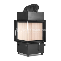 Каминная топка Hoxter Ecka 51 51 51L(R) Чугунный дымосборник