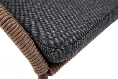 Стул 4SIS Милан из роупа Цвет: коричневый, темно-серый