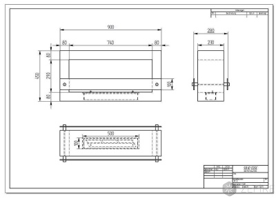 Биокамин QUARTER 900 Биокамин QUARTER 900