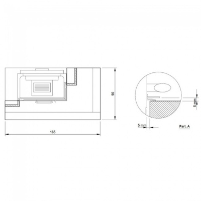 Каминная облицовка Palazzetti Melbourne, угловая