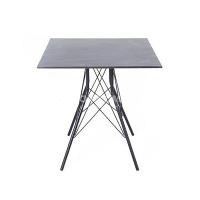Интерьерный стол 4SIS Конте квадратный 70 Цвет: серый гранит