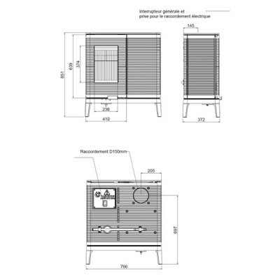 ПЕЧЬ-КАМИН AKIMIX stove пеллеты