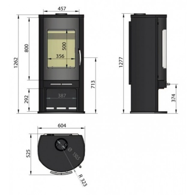 Отопительная печь Supra Darios