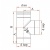 Тройник Дымок 0.8 мм, 90, d=300 мм Тройник Дымок 0.8 мм, 90, d=300 мм