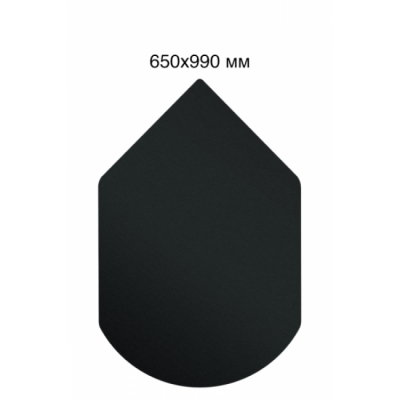 Лист каминный предтопочный Экокамин угловой