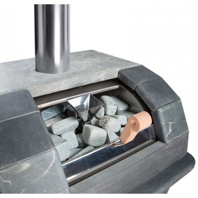 Печь для бани дровяная ИнжКомЦентр ВВД Князь Калита (Серпентинит Премиум)