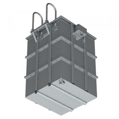Купель из нержавеющей стали 1,3х1,3х1,8 Купель из нержавеющей стали 1,3х1,3х1,8