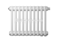 Радиатор трубчатый Zehnder Charleston Retrofit 2056, 22 сек.1/2 бок.подк. RAL9016 (кроншт.в компл)