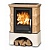 Печь-камин ABX IBERIA KI, с теплообменником, с допуском воздуха (табак)