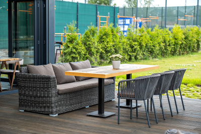 Стул 4SIS Бордо из роупа Цвет: серый