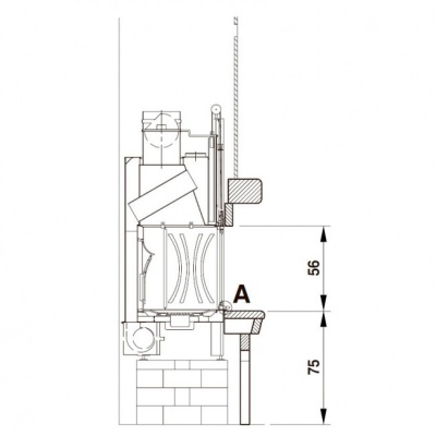 Каминная облицовка Palazzetti Brunico Каминная облицовка Palazzetti Brunico