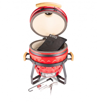 Гриль керамический Diamond Egg S Цвет: красный