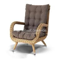 Кресло 4SIS Толедо с подушками Цвет: соломенный