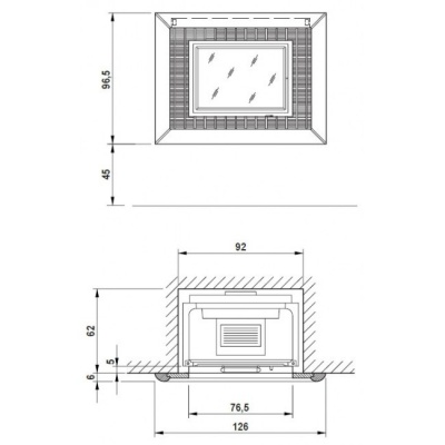 Каминная облицовка Palazzetti Damasco pitone Каминная облицовка Palazzetti Damasco pitone