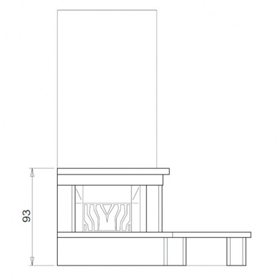 Каминная облицовка Palazzetti Salonicco dx