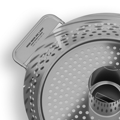 Ростер для курицы с корзиной 800 Degrees Chicken Roaster Rack & Basket Ростер для курицы с корзиной 800 Degrees Chicken Roaster Rack & Basket