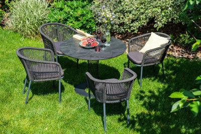 Обеденный стол 4SIS Диего Ø115 Цвет: серый гранит Обеденный стол 4SIS Диего Ø115 Цвет: серый гранит