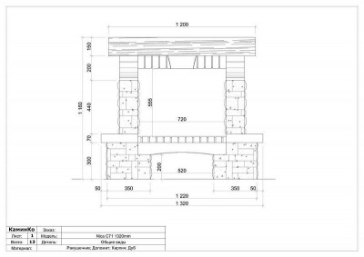Каминная облицовка Sunhill Nica